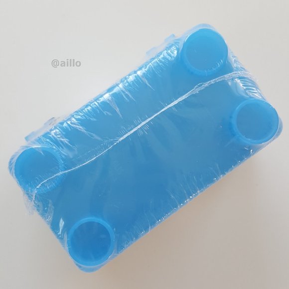 IKEA GLIS Box with lid, yellow/blue 6 ¾ x 4 " - Picture 8 of 17